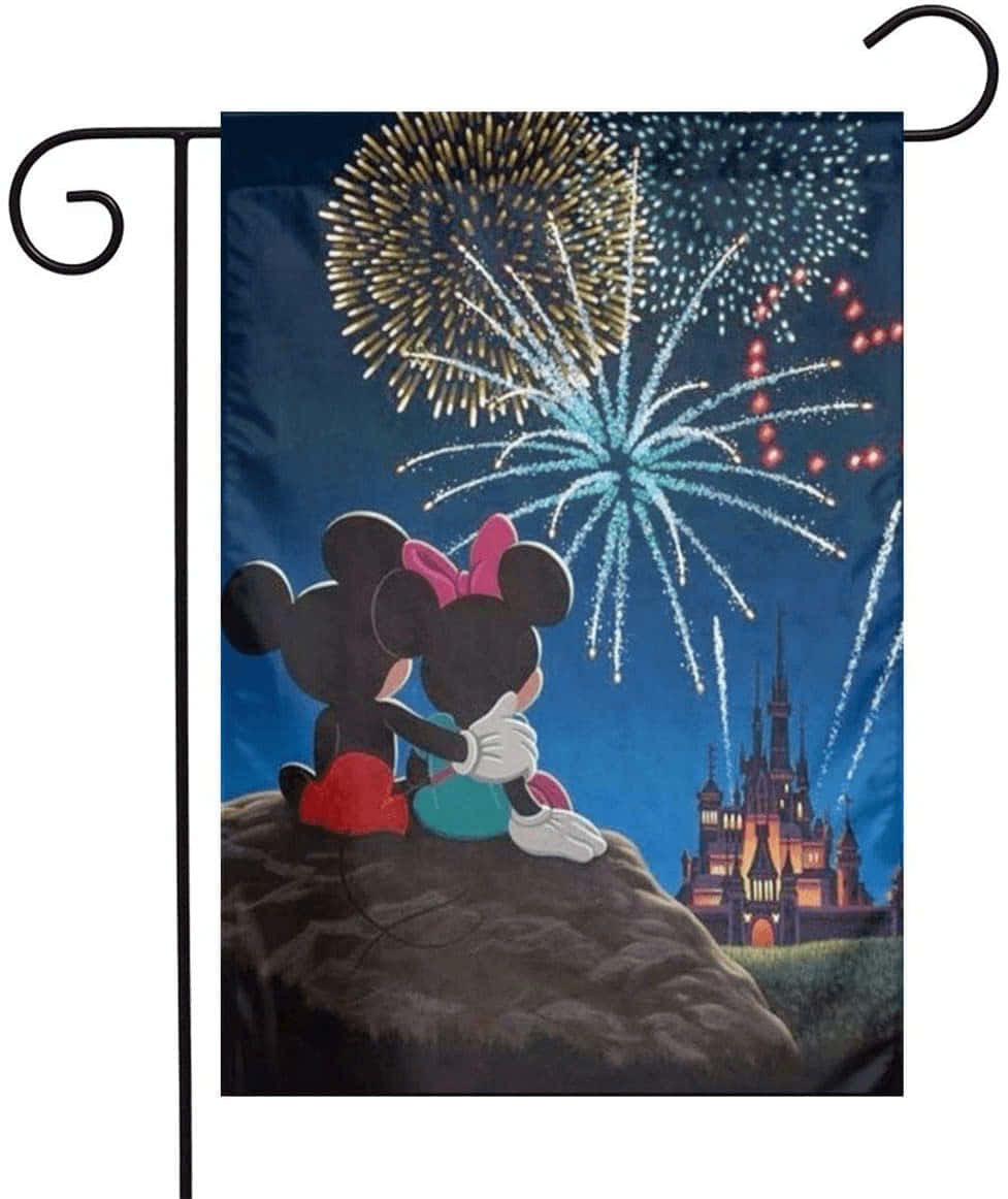 Feiernsie Das Neue Jahr Mit Micky Maus! Wallpaper