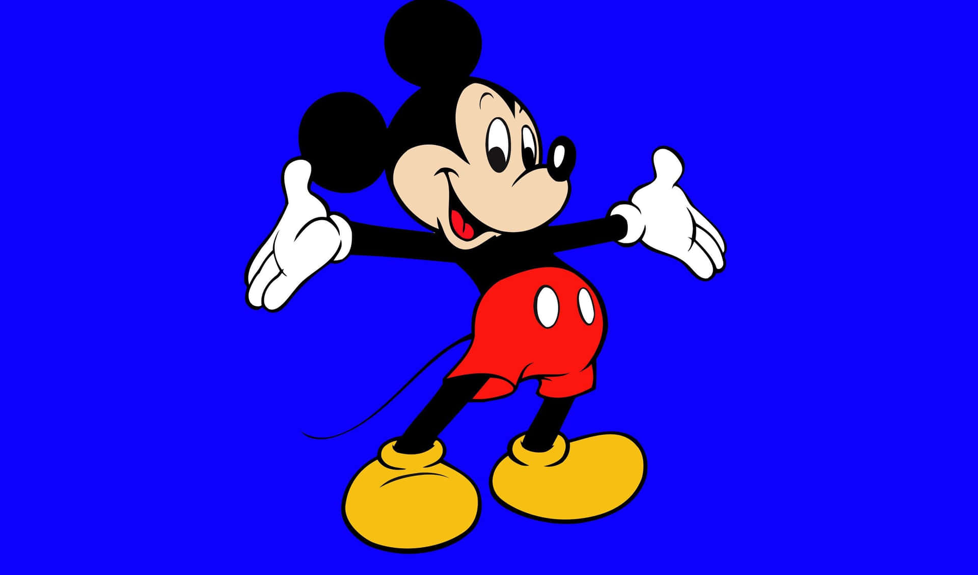 Mickeymouse, Den Ikoniske Tegnefilmsfigur Fra Walt Disney.