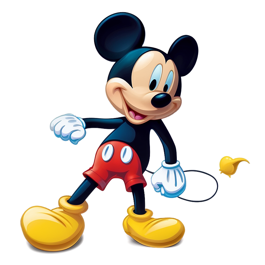 Download Mickey Mouse Pose Silhouette Png 06202024 | Wallpapers.com