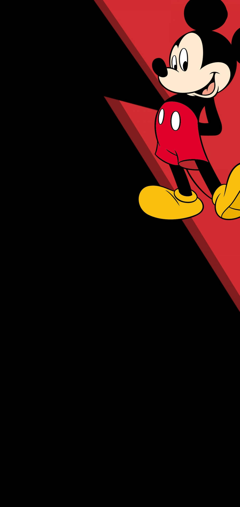 Mickey Mouse Punch Hole 4k Wallpaper