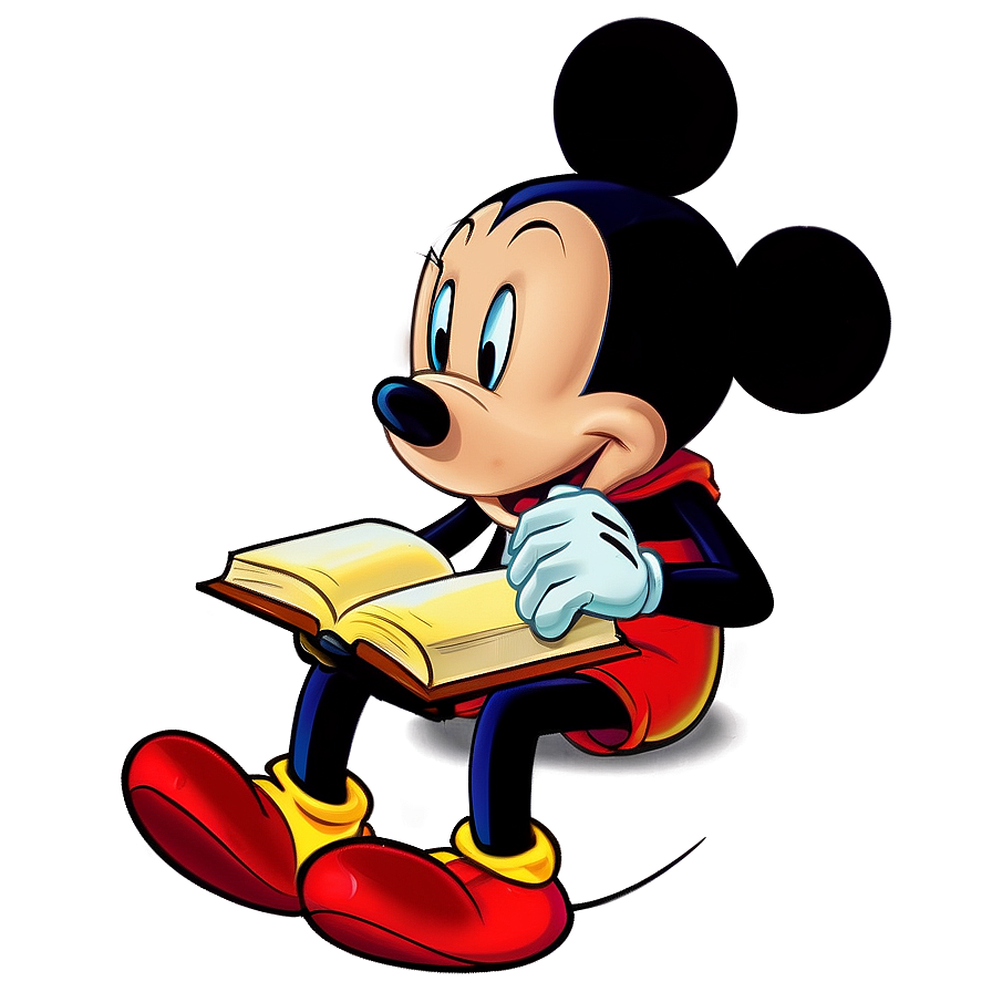 Mickey Mouse Reading Book Png 36 PNG