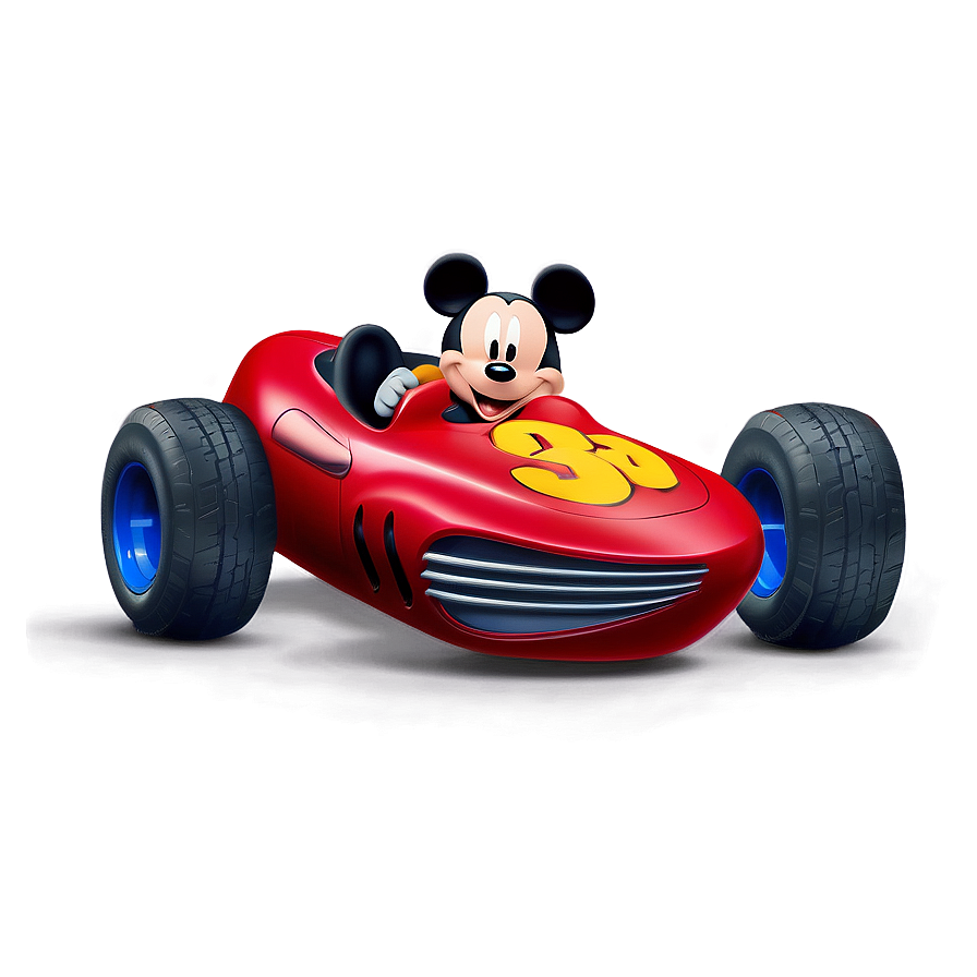 Download Mickey Mouse Roadster Racer Png Bng | Wallpapers.com