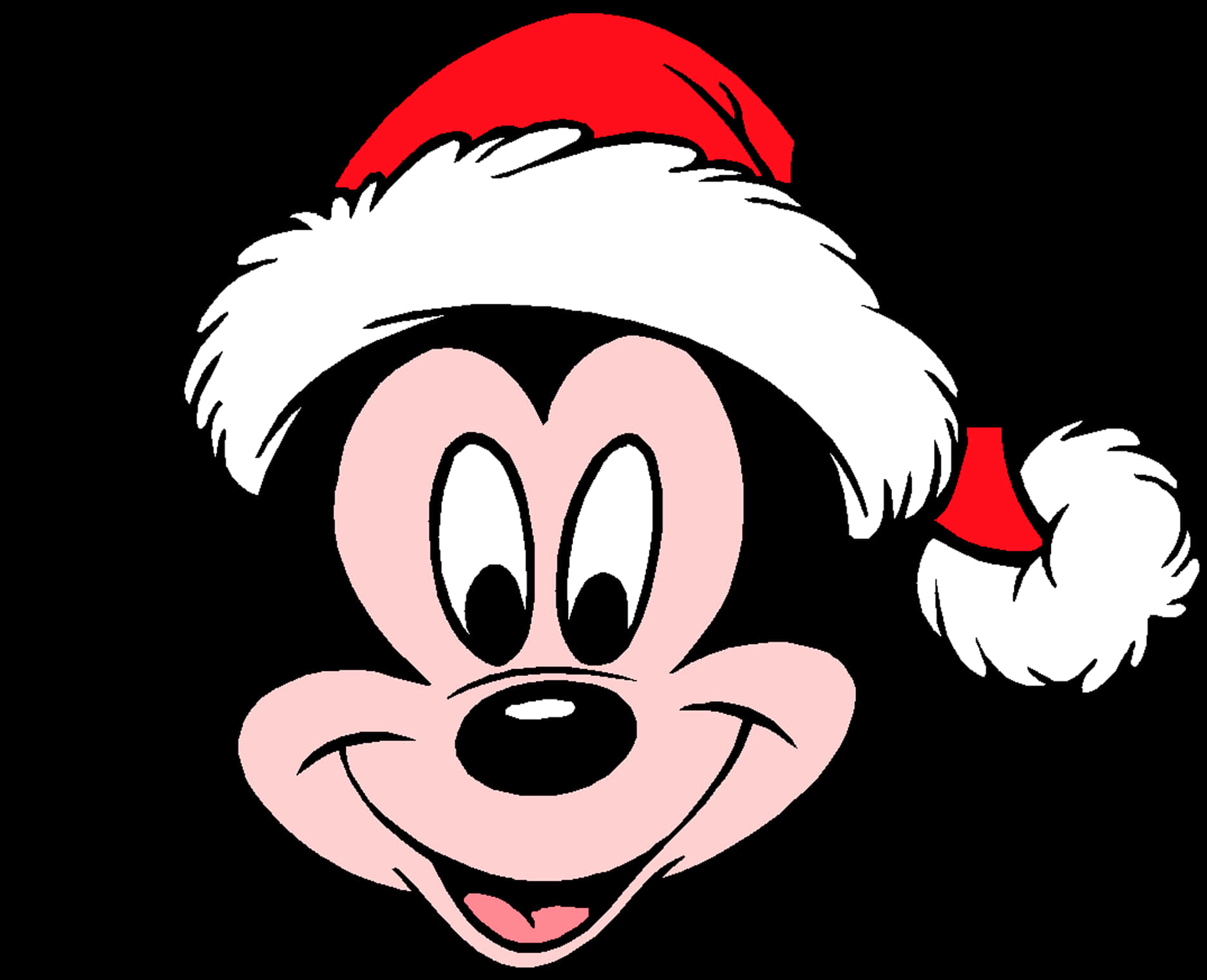 Mickey Mouse Santa Hat PNG