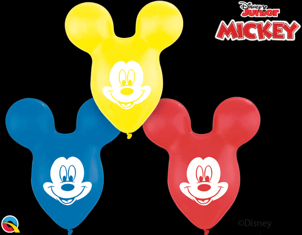 Mickey Mouse Shaped Balloons PNG