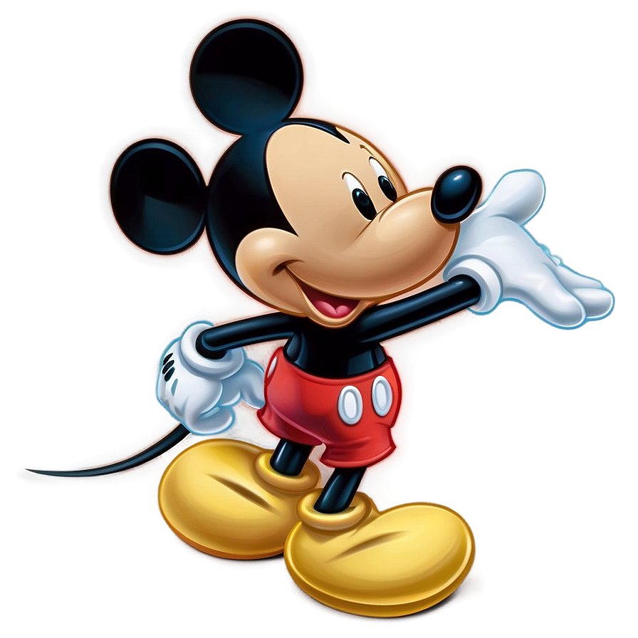 Mickey Mouse Side View Png 06202024 PNG