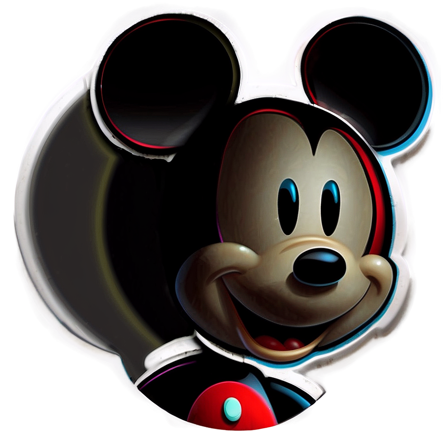 Mickey Mouse Silhouette C PNG