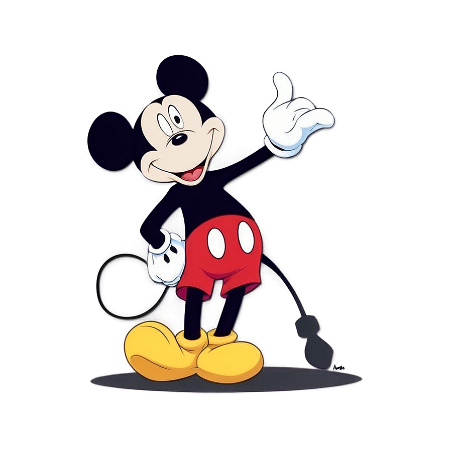 Download Mickey Mouse Silhouette Scene Png Hih | Wallpapers.com