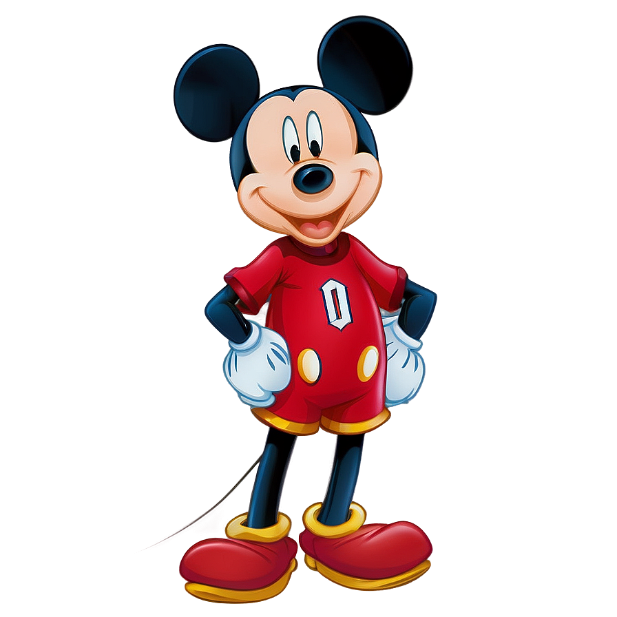 Mickey Mouse Sports Uniform Png 05032024 PNG