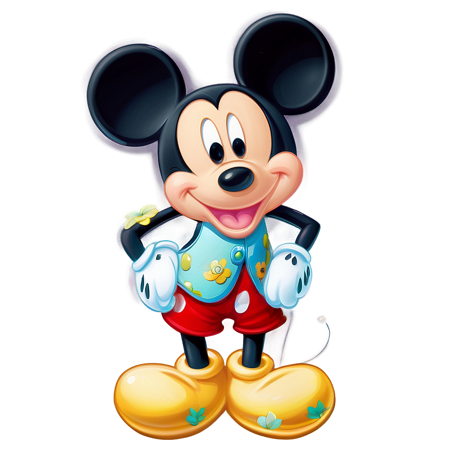 Download Mickey Mouse Spring Season Png Ooh | Wallpapers.com