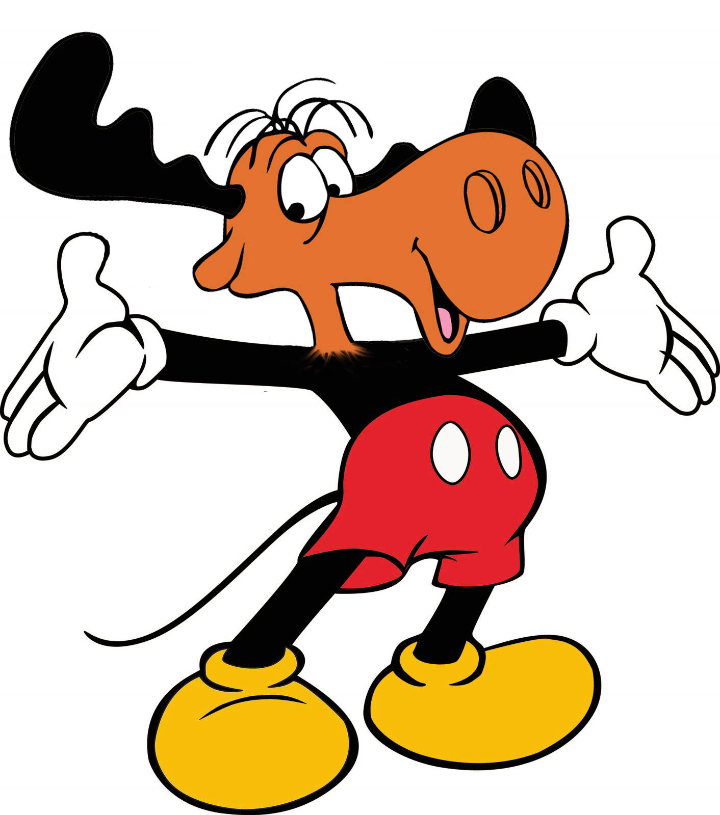 Mickey Mouse Suit From Rocky And Bullwinkle Wallpaper