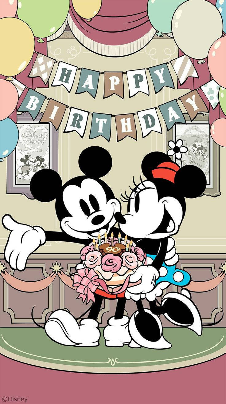 Mickey Mouse Sweet Birthday Wallpaper
