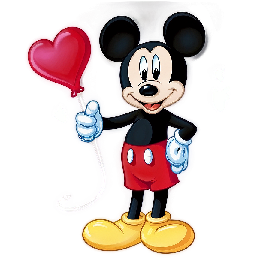 Download Mickey Mouse Valentine's Day Png 05032024 | Wallpapers.com