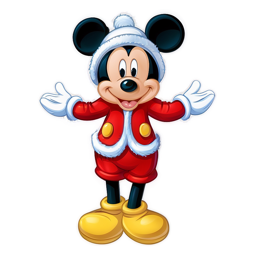 Mickey Mouse Winter Outfit Png Xsl PNG