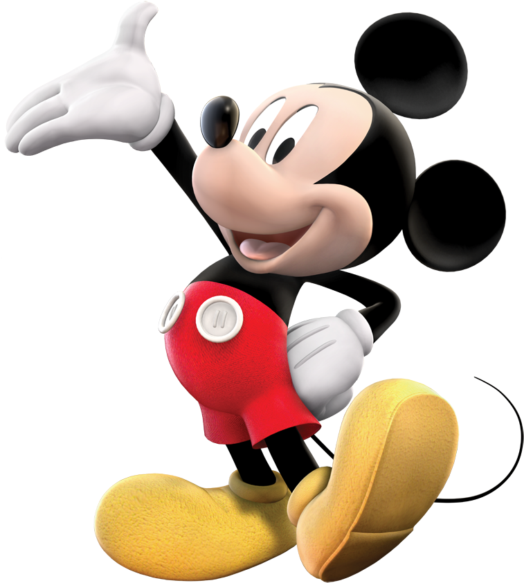 Mickey Mouse3 D Character Pose PNG