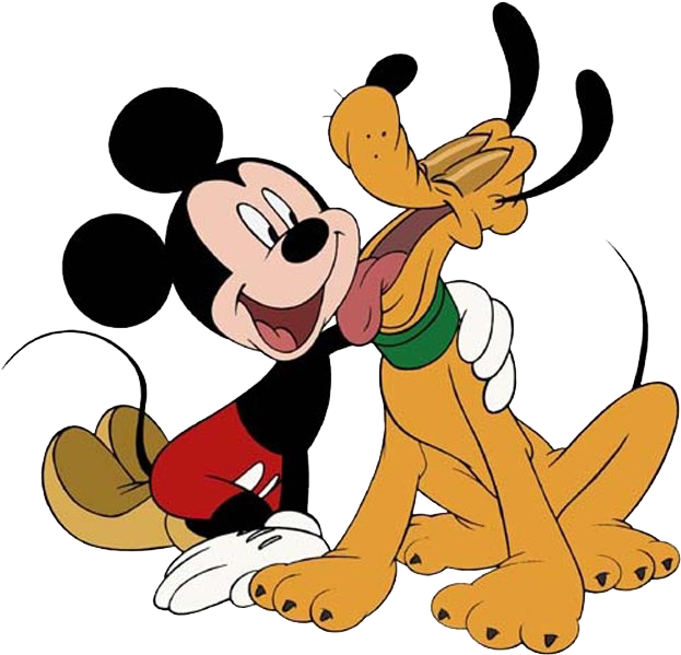 Mickey Mouseand Pluto Friendly Playtime PNG