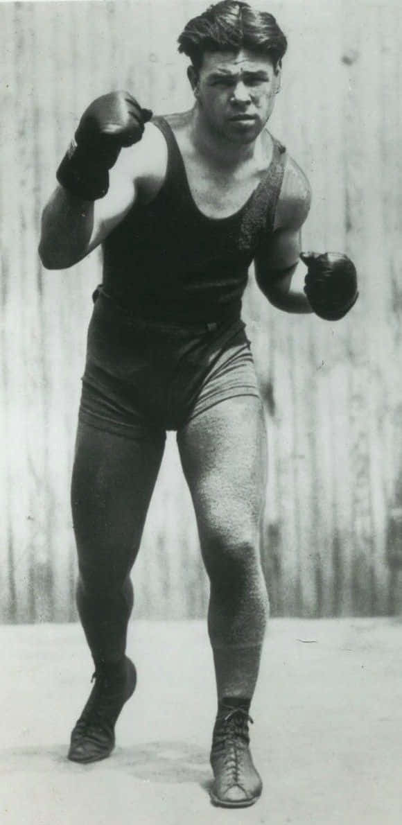 Mickey Walker Standing Boxing Stance Wallpaper