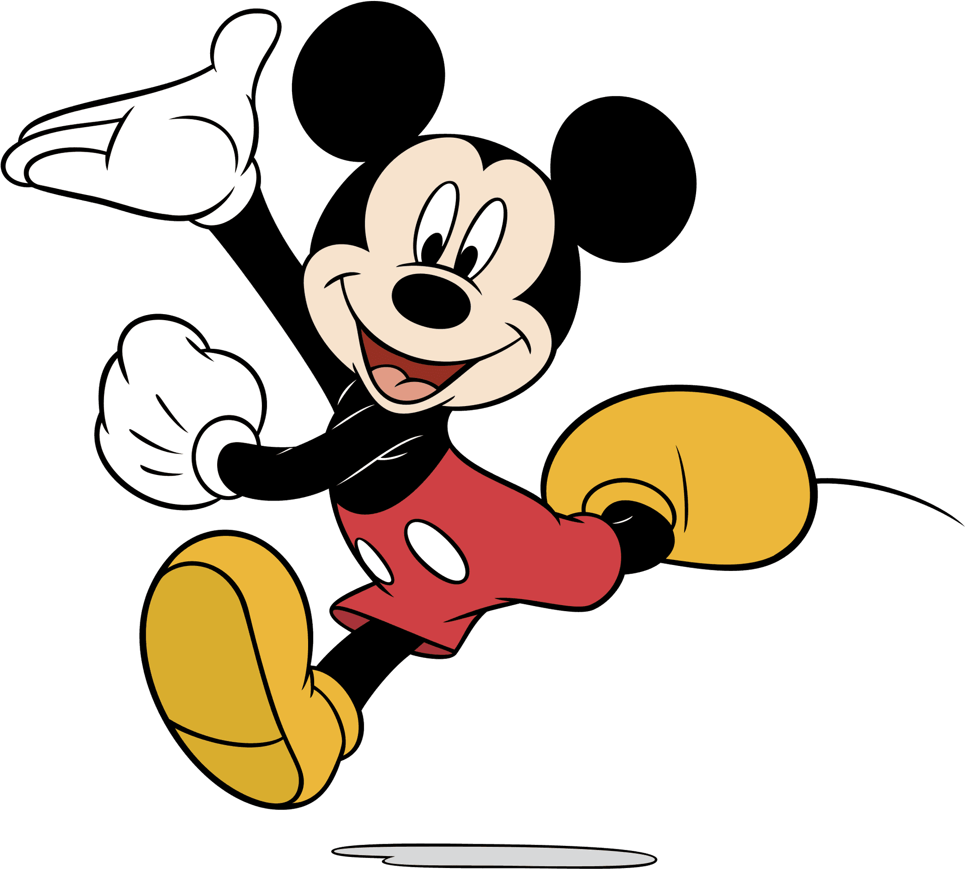 Mickey_ Mouse_ Classic_ Pose PNG