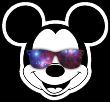 Mickey_ Mouse_ Cosmic_ Sunglasses PNG