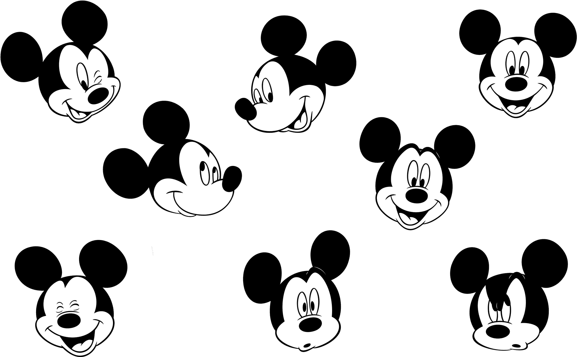 Mickey_ Mouse_ Expressions_ Collage.png PNG