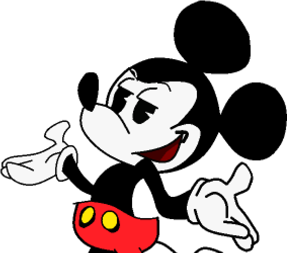 Mickey_ Mouse_ Shrugging_ Gesture PNG