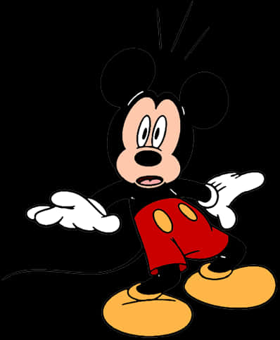 Mickey_ Mouse_ Surprised_ Expression PNG