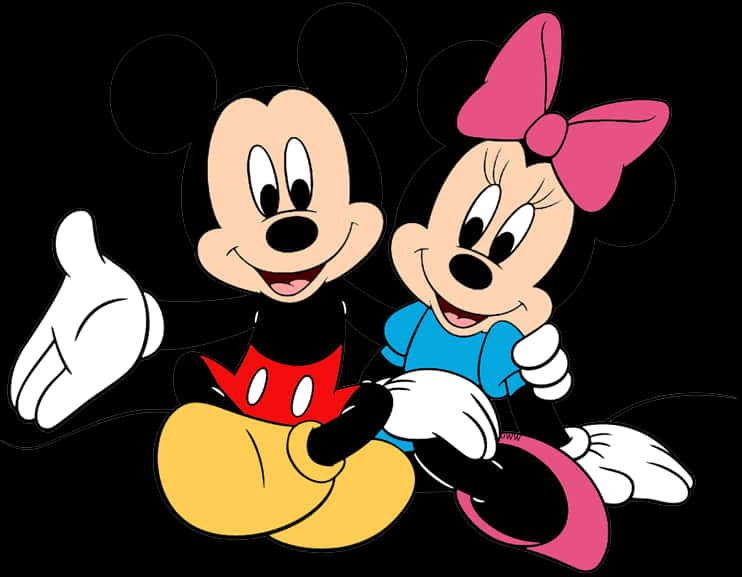 Mickeyand Minnie Together PNG