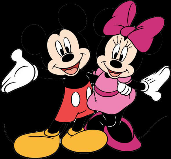 Download Mickeyand Minnie Together | Wallpapers.com