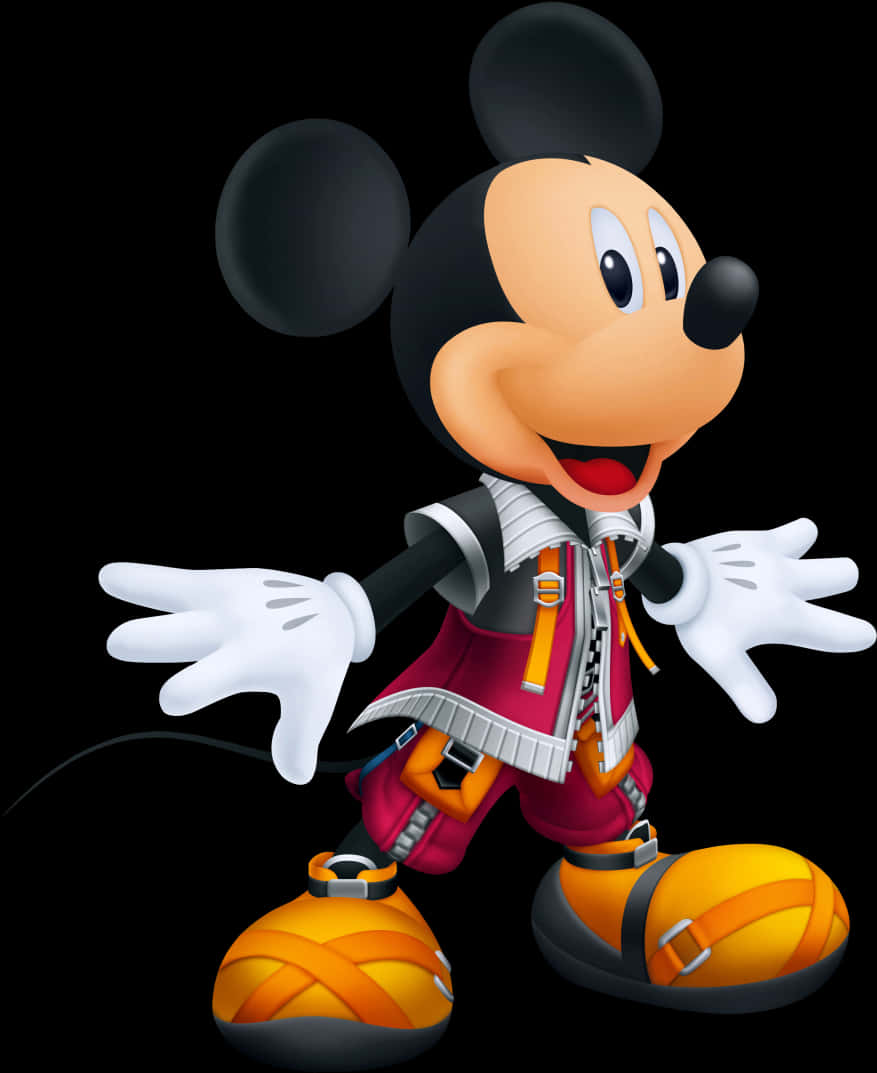 Mickeyin Adventure Outfit PNG