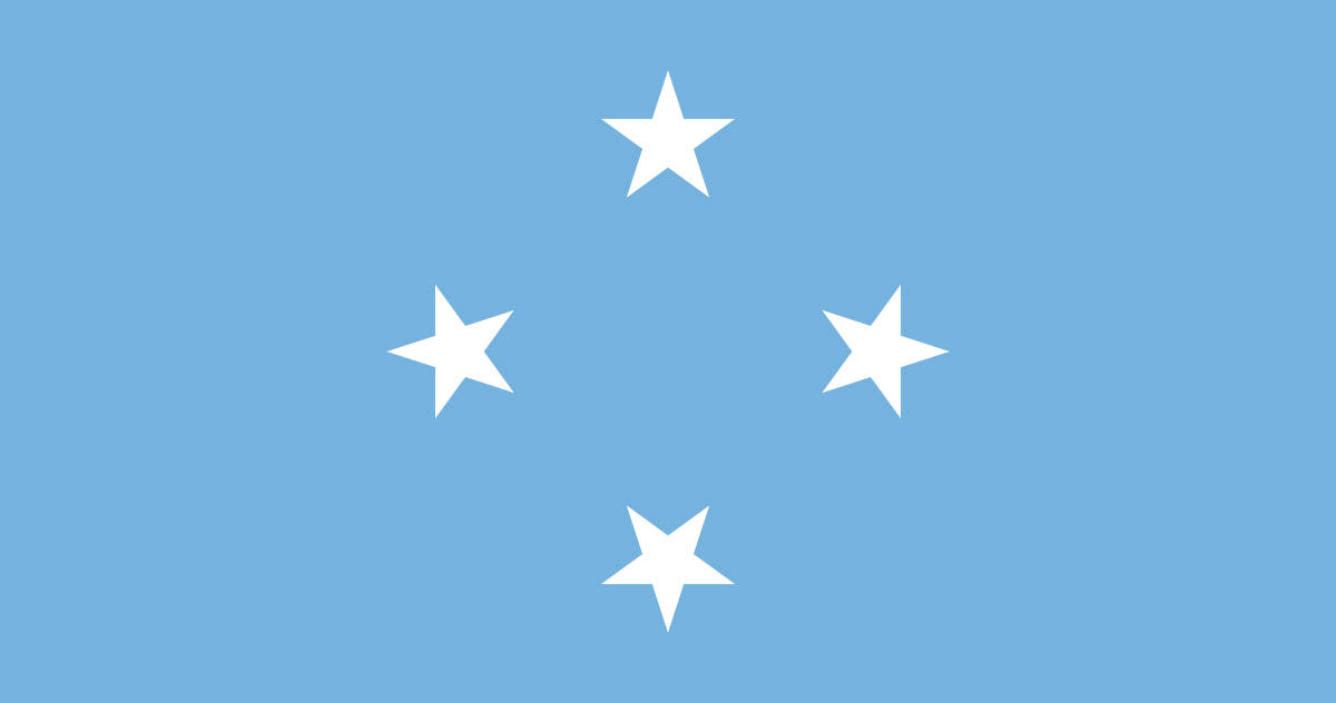Micronesien,föderierte Staaten Flagge Wallpaper