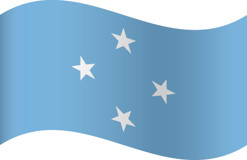 Micronesian Flag Waving PNG