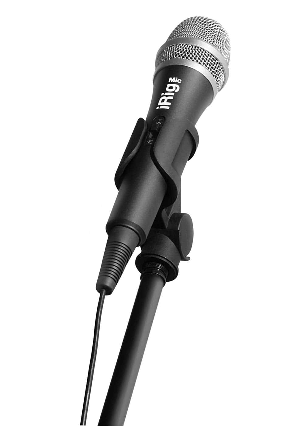 Professional studio microphone capturing sound in high resolution
