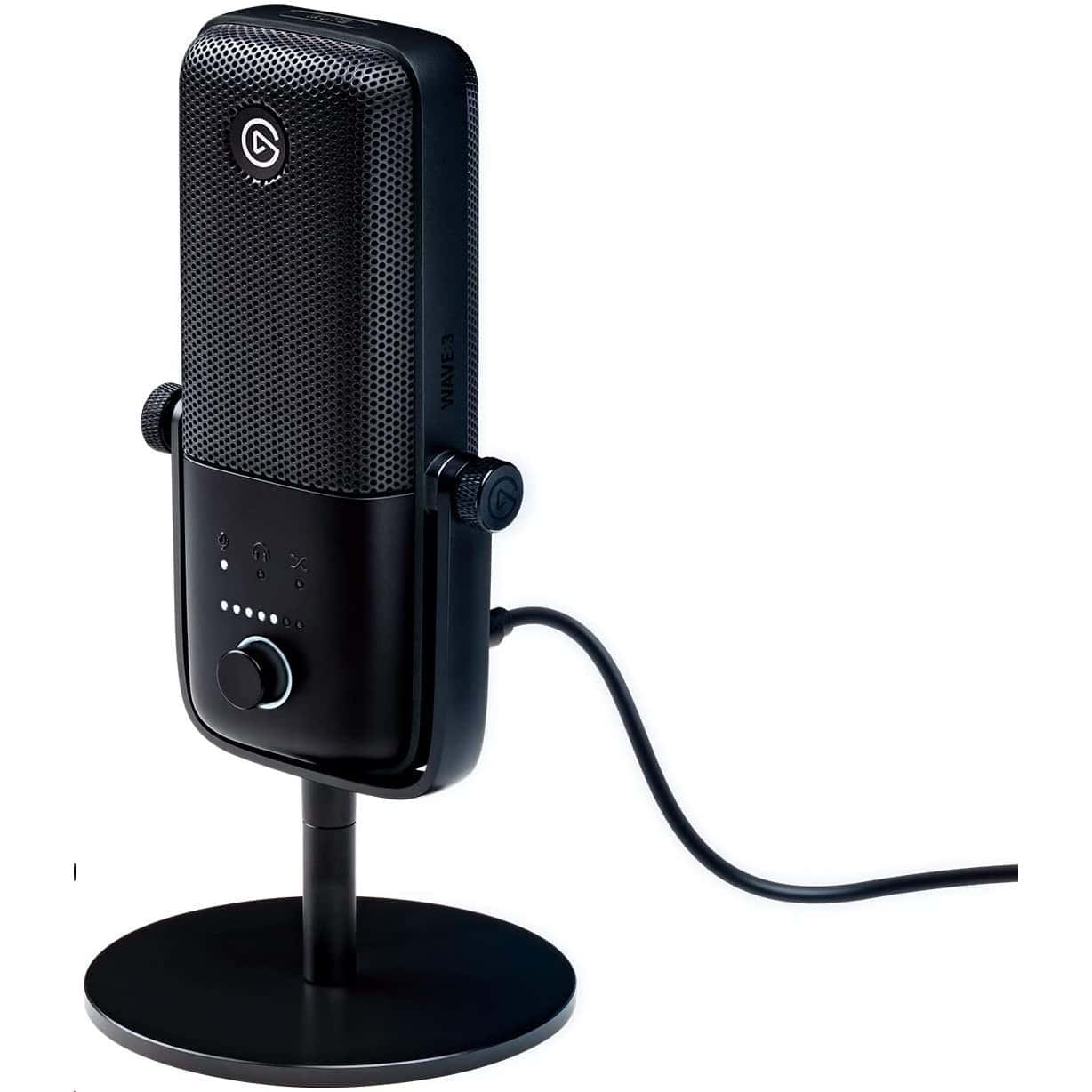 A Microphone With A Stand On Top Of It