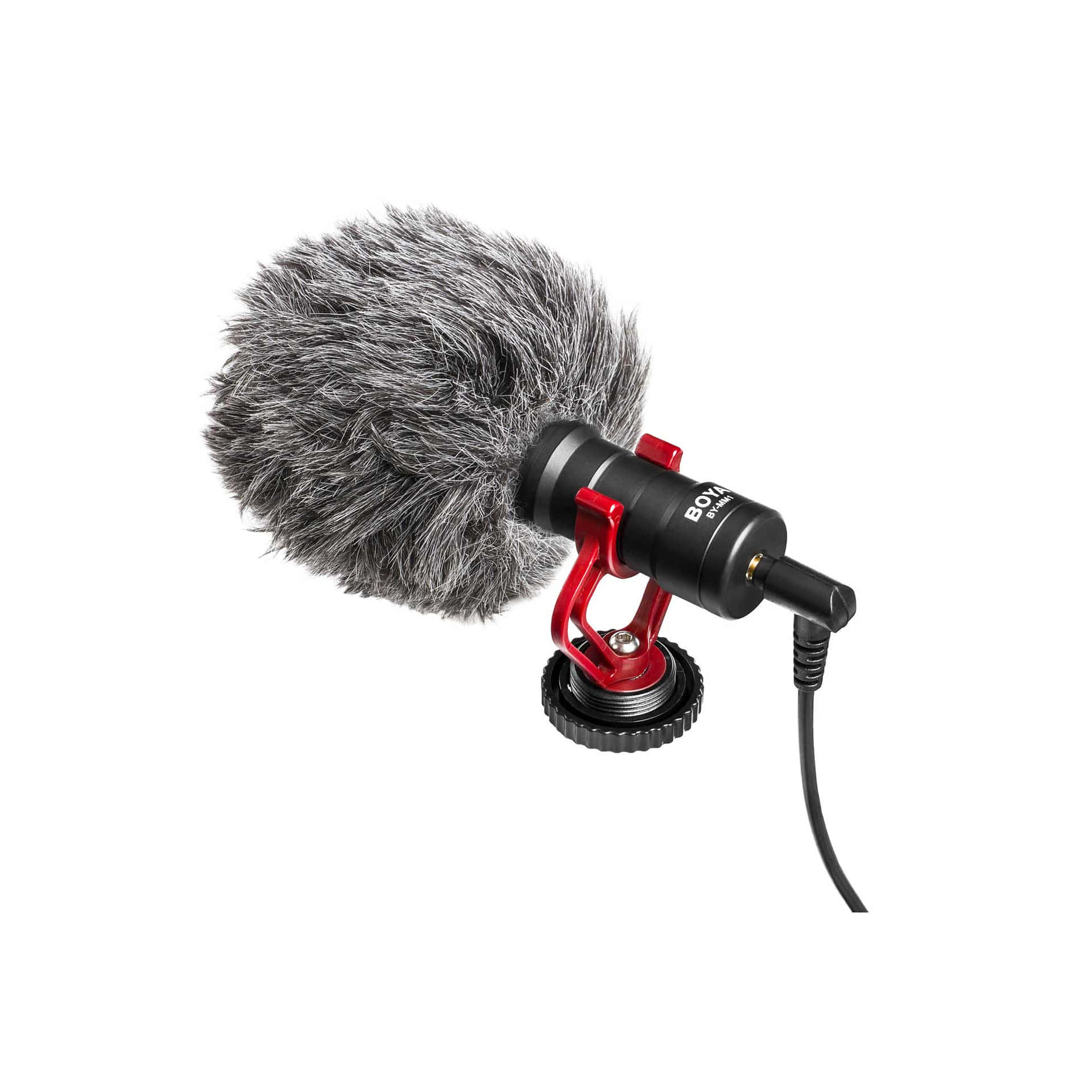 A Microphone With A Microphone Attached To It