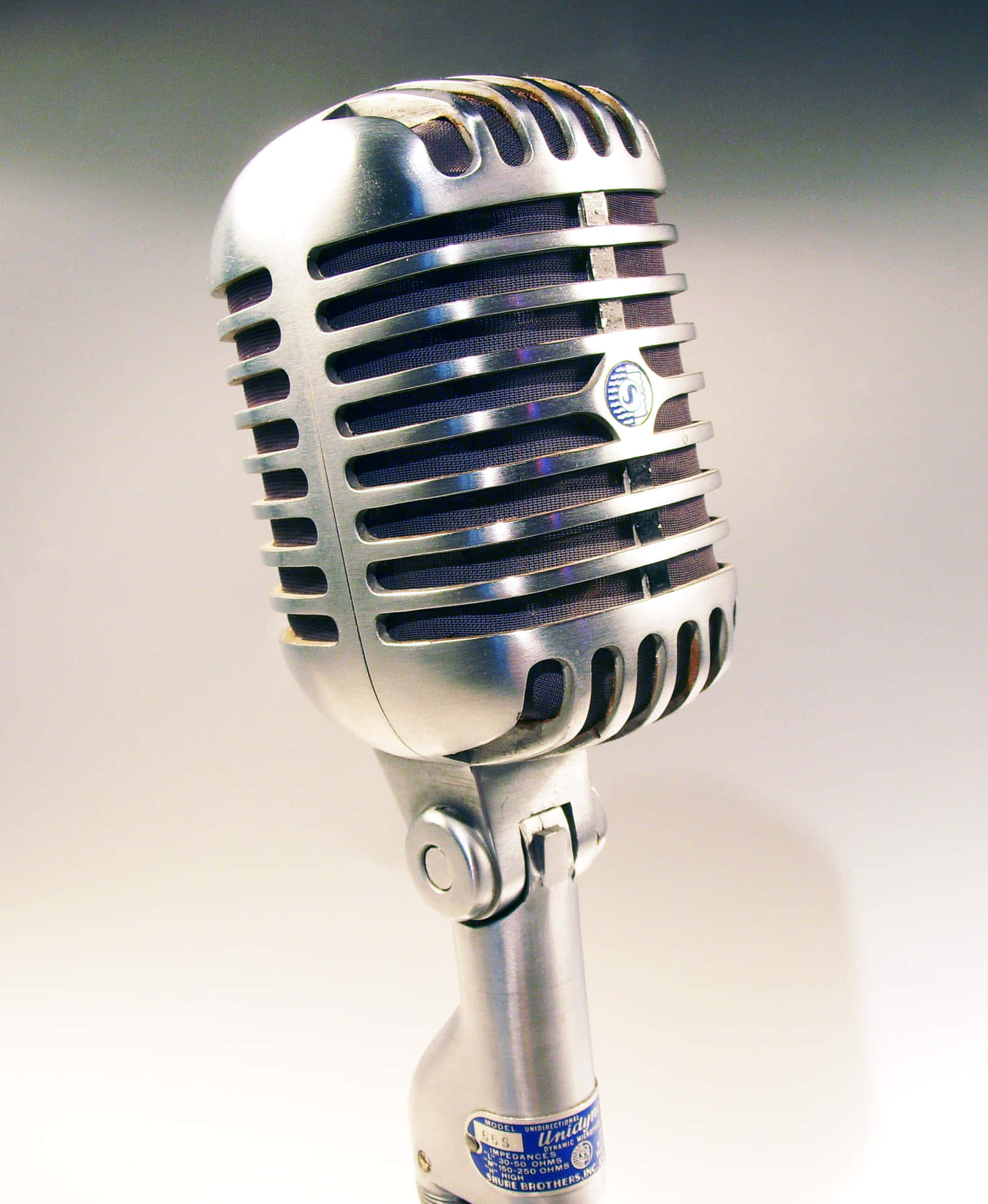 Professional Microphone Ready for Recording