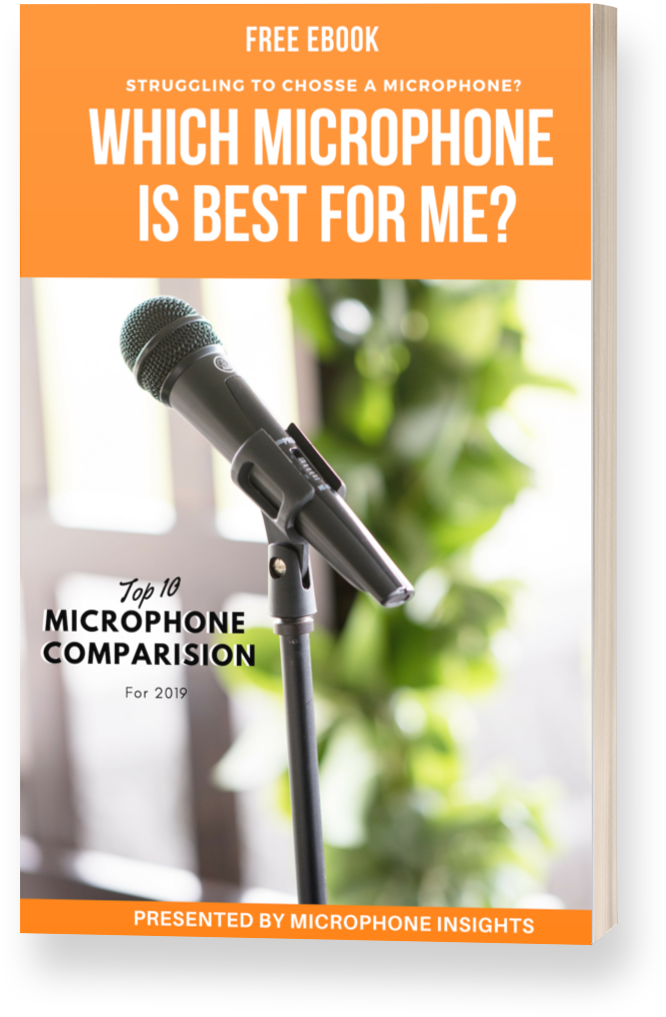 Microphone Ebook Advertisement PNG