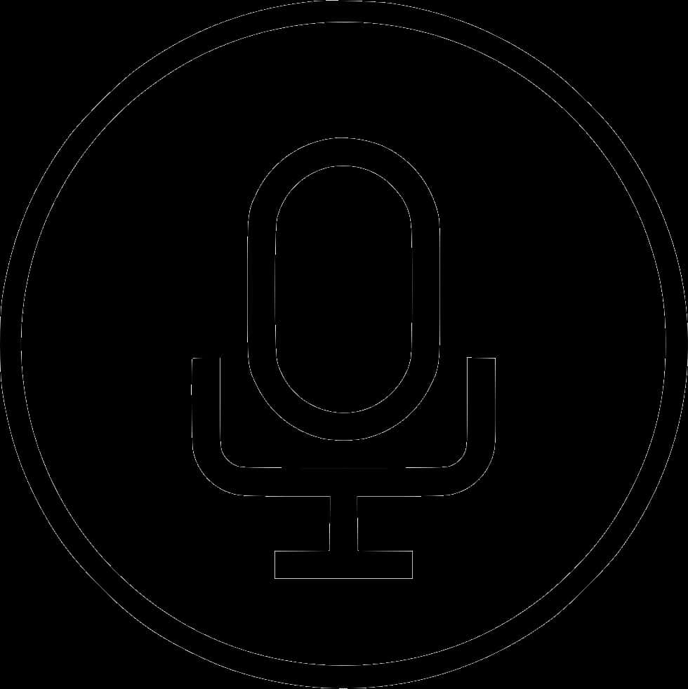 Microphone Icon Outline PNG