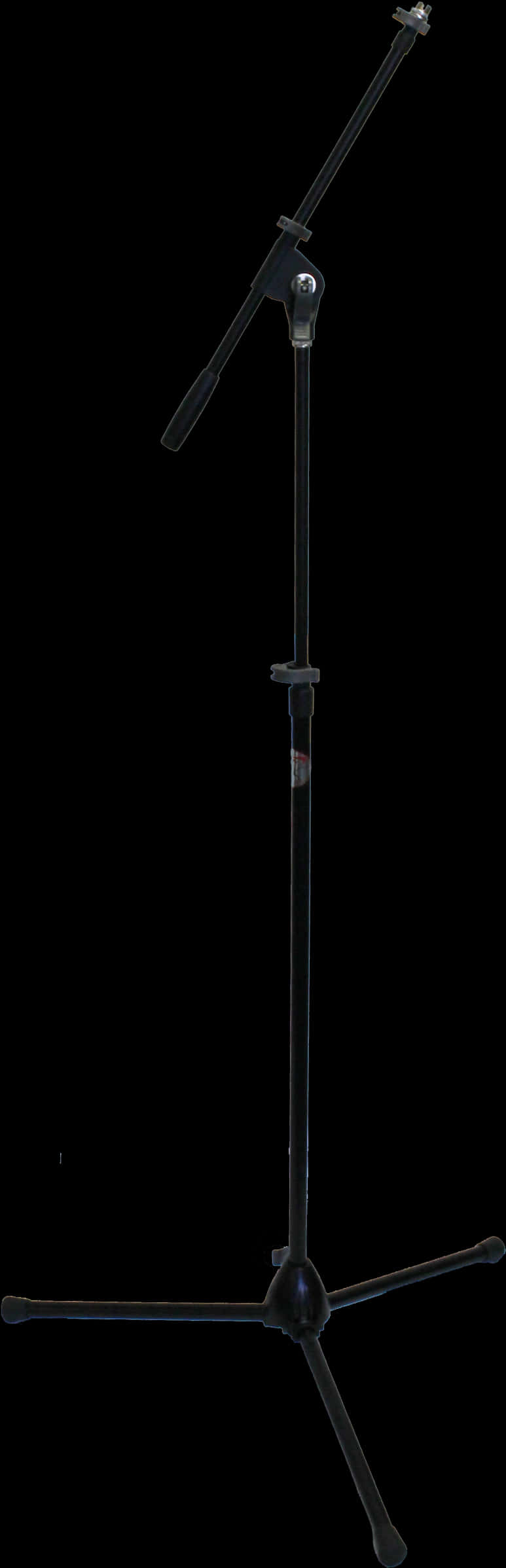 Download Microphone Stand Isolatedon Black | Wallpapers.com