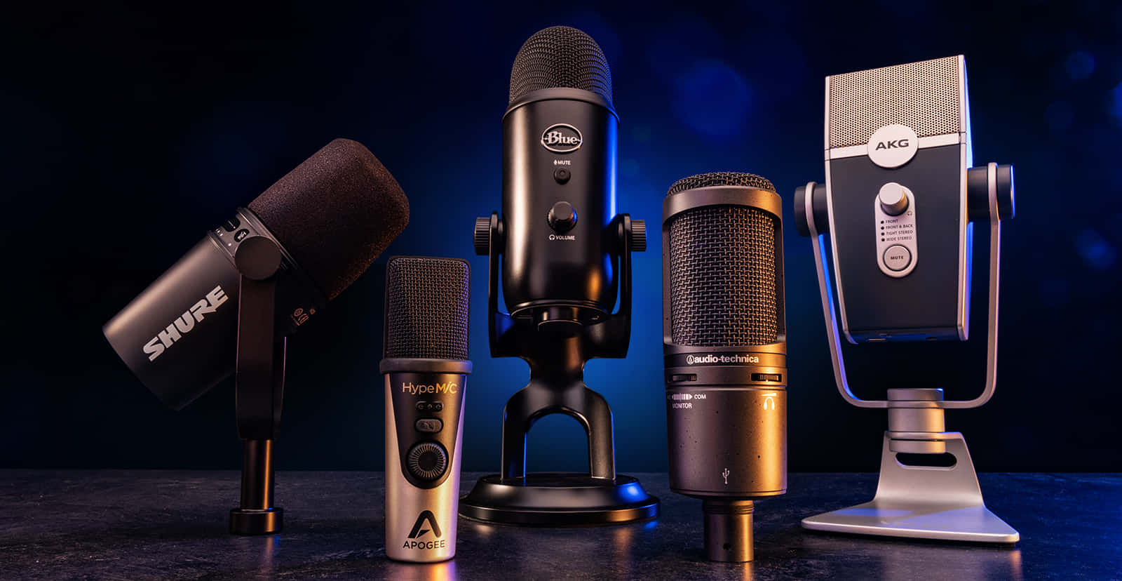 Brands Styles Microphones Group Background