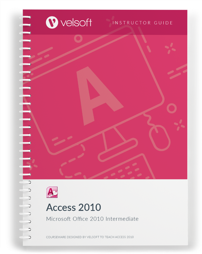 Microsoft Access2010 Instructor Guide Cover PNG