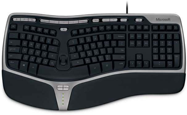 Microsoft Ergonomic Keyboard PNG