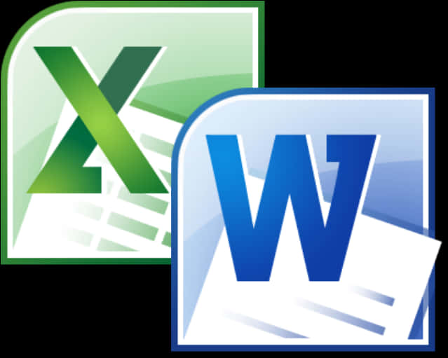 Microsoft Excel Word Logos PNG