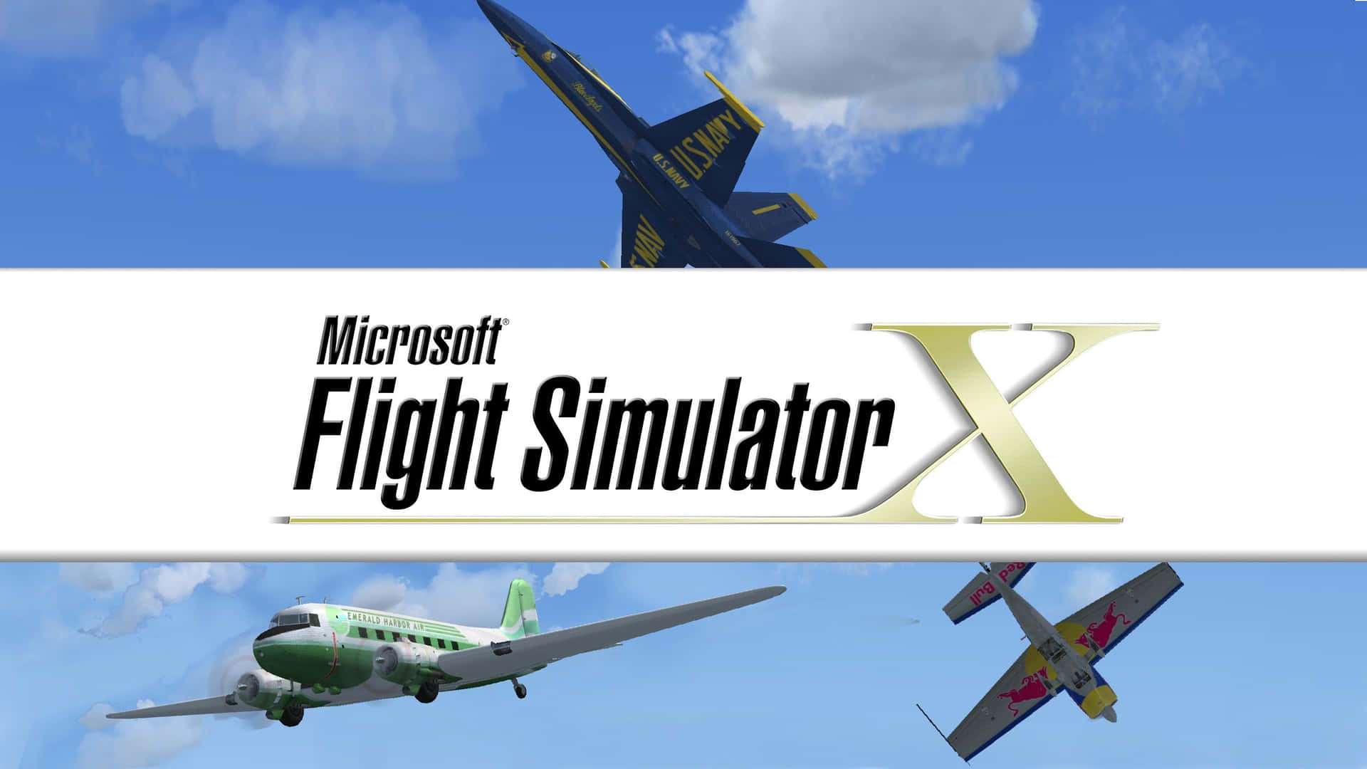 Mestrhimlen Med Microsoft Flight Simulator.