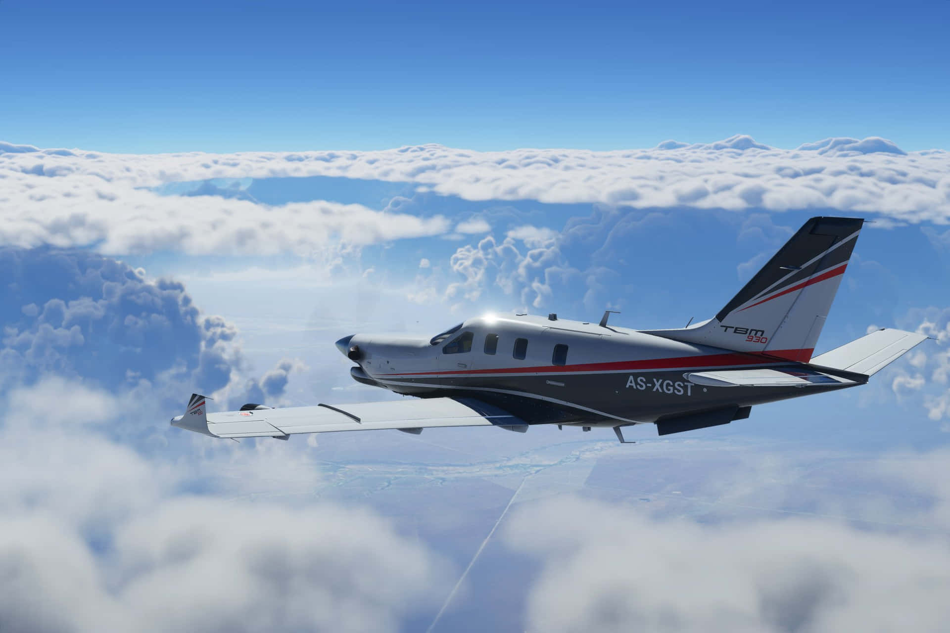 Bereitensie Sich Vor, Abzuheben Mit Dem Microsoft Flight Simulator.