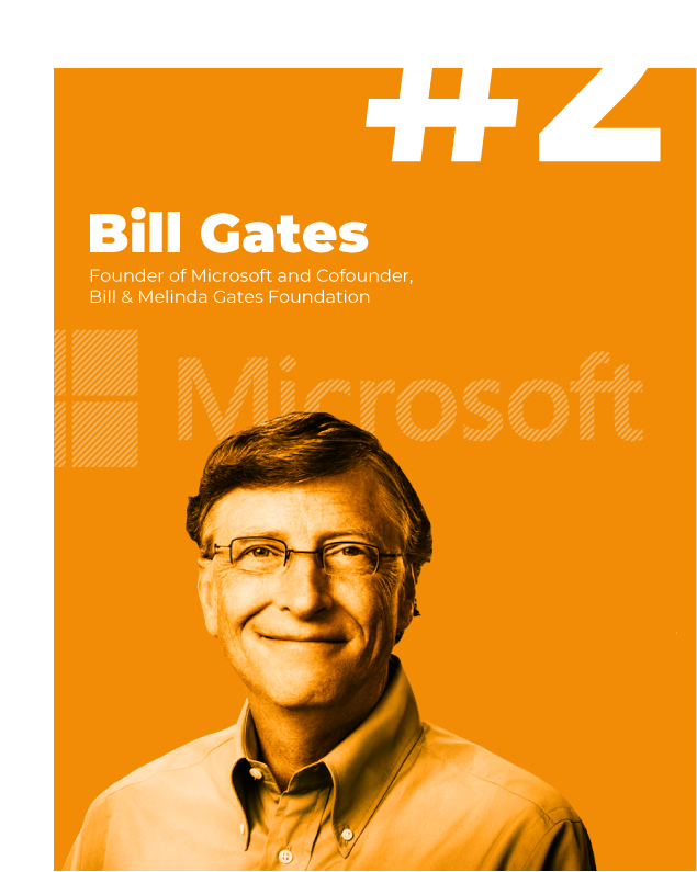Microsoft Founder Portrait Number2 PNG