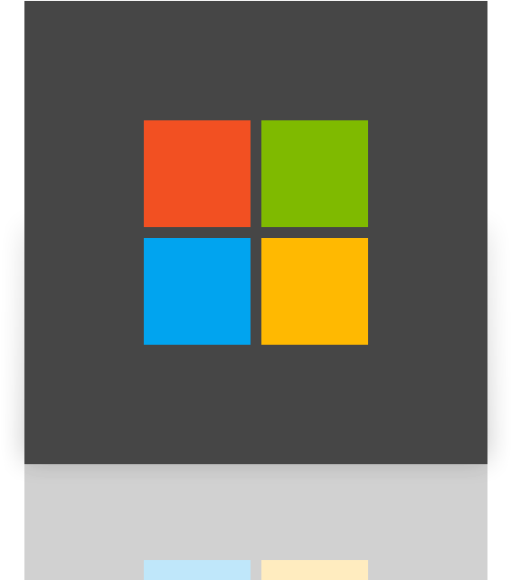 Microsoft Logo Modern Design PNG