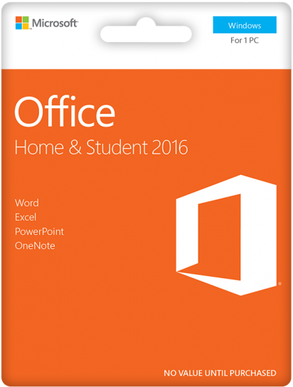 Microsoft Office Home Student2016 Product PNG