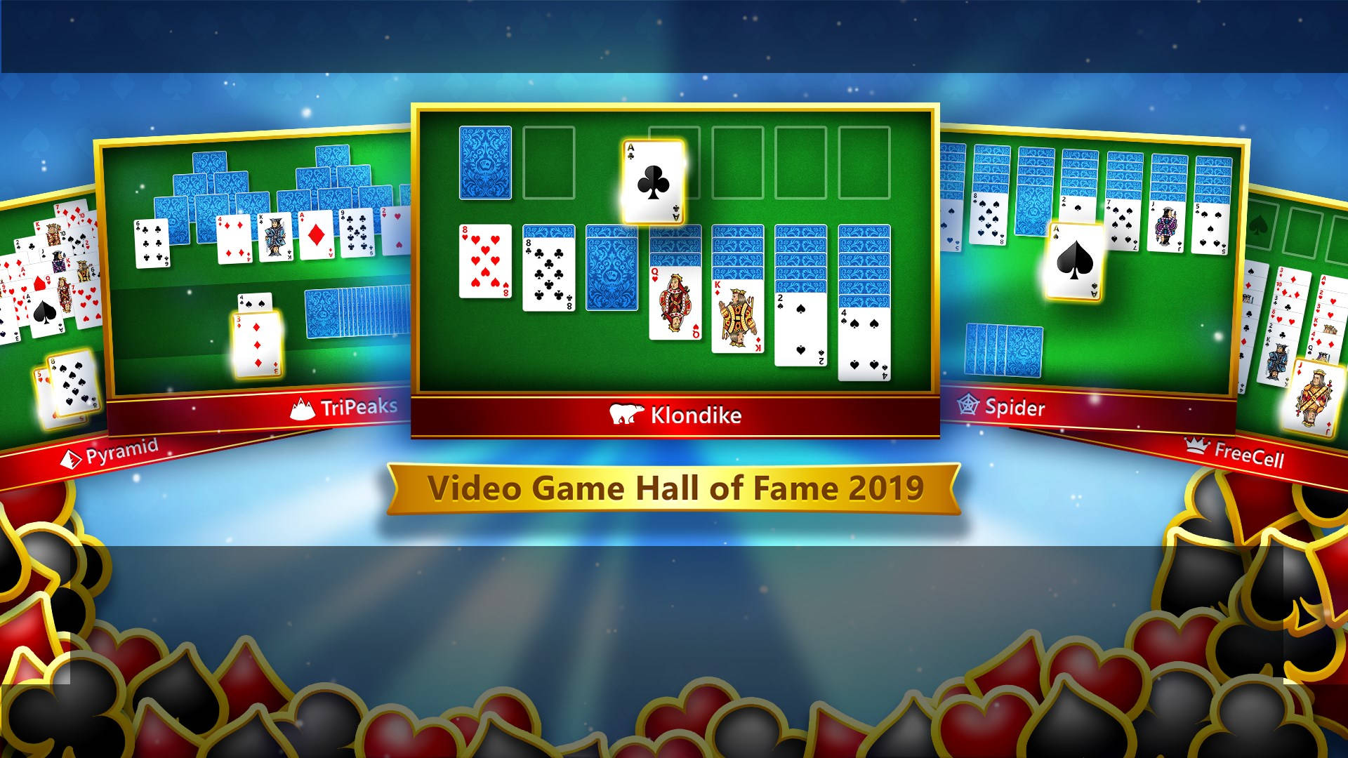 Microsoft Solitaire Spelens Hall Of Fame 2019. Wallpaper