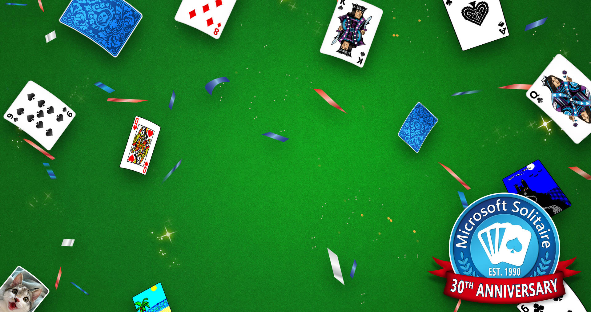 Microsoft Solitaire Thirtieth Anniversary Special Wallpaper