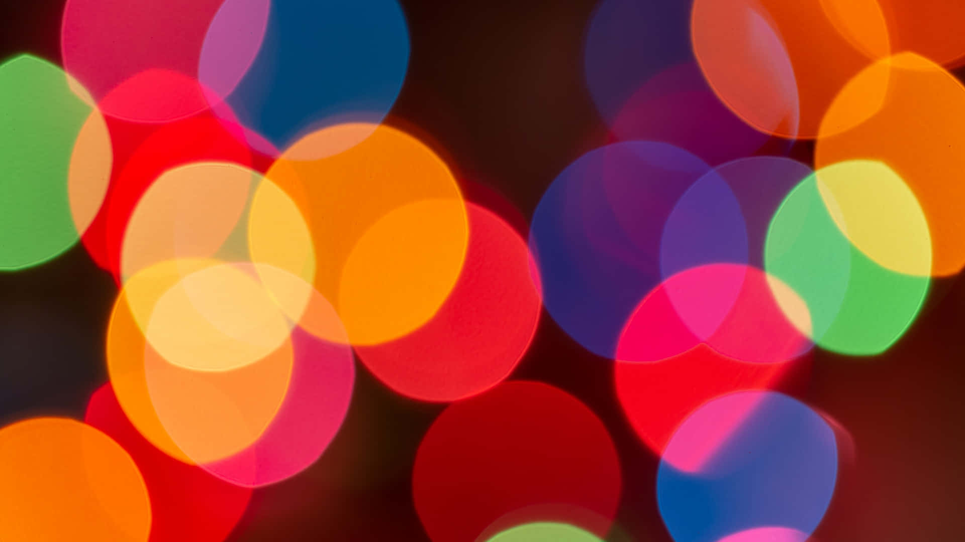 Multicolored Bokeh Lights Microsoft Teams Blur Background
