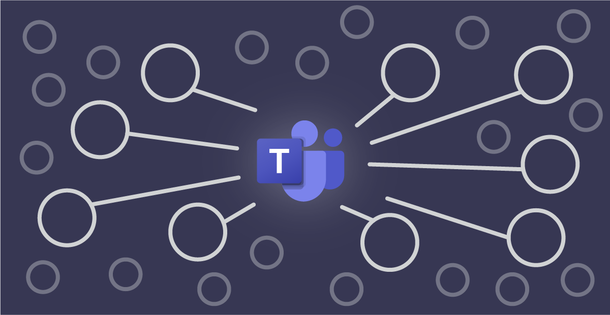 Microsoft Teams Network Graphic PNG